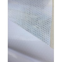 Hot Sale White Reflective Honeycomb Vinyl Sticker Materials