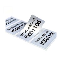 Products Vinyl Sticker Label, Waterproof Transparent Label Sticker